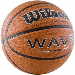 Мяч баскетбольный &quot;WILSON Wave Phenom&quot;, размер 7, резина, бутиловая камера, коричневый, фото 2