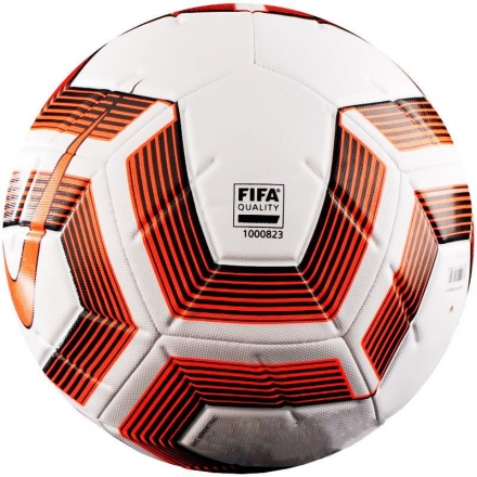 Мяч футбольный любительский &quot;NIKE Strike Pro Team&quot;, р.5, FIFA Quality, бело-черно-оранжевый, фото 2
