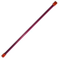 Палка гимнастическая (бодибар), арт.MR-B07, вес 7кг, дл. 110 см,  стальная труба, бордовый
