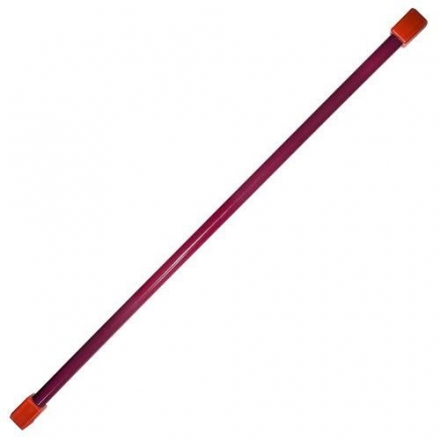 Палка гимнастическая (бодибар), арт.MR-B07, вес 7кг, дл. 110 см,  стальная труба, бордовый, фото 1