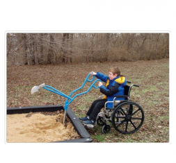 Экскаватор песочный специальный для детей в кресло-колясках, фото 2