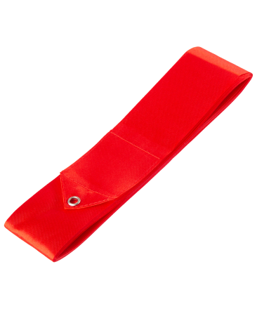 Лента для художественной гимнастики AGR-201 4м, с палочкой 46 см, красный, фото 2