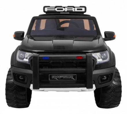 Детский электромобиль Ford Ranger Raptor Police с мигалками - DK-F150RP-BLACK-PAINT, фото 7