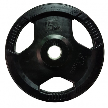 Диск олимпийский черный DY-H-2012C-15,0 кг, фото 1