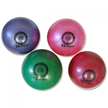 Мяч для художественной гимнастики TA Sport d-19см, силиконовый. Цвет Радуга, фото 1