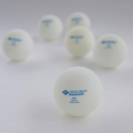 Мячики для настольного тенниса DONIC JADE, 6 шт, белый, фото 3