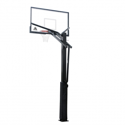 Баскетбольная стационарная стойка DFC ING60U 152x90см (четыре короба), фото 2