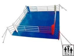 Ринг боксёрский на растяжках 5х5м (боевая зона 4х4м, монтажная площадка 8х8м) DNN