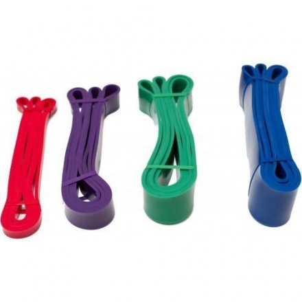 Ленточный эспандер для кроссфит PROFI-FIT среднее сопротивление, фиолетовый, фото 2