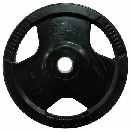 Диск олимпийский черный DY-H-2012C-20,0 кг, фото 1