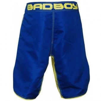 Шорты ММА Bad Boy MMA Blue/Yellow, фото 2