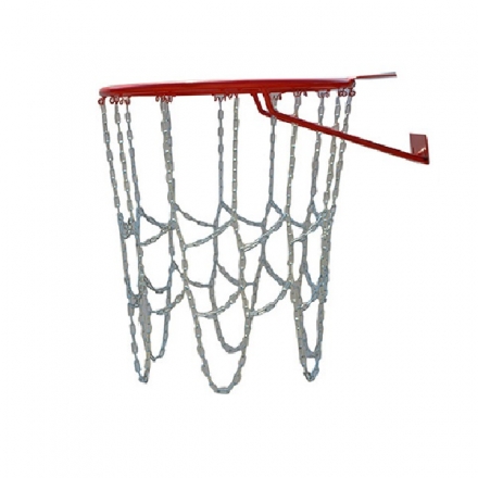 Антивандальная сетка - цепь для баскетбольного кольца No-7, на 12 мест, фото 1