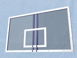 Щит баскетбольный игровой цельный из оргстекла 10 мм на металлической раме, 1800х1050, шт., фото 1