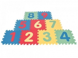 Игровой коврик 9-ти секционный с цифрами 33х33 см. х 7 мм. (03-436-T), фото 2