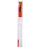 Лента для художественной гимнастики AGR-201 4м, с палочкой 46 см, радуга