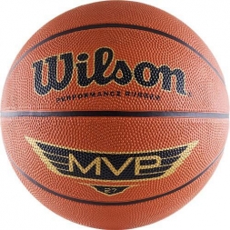 Мяч баскетбольный &quot;WILSON MVP Traditional&quot;, размер 5, резина, бутил. камера, коричневый