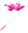 Лента для художественной гимнастики AGR-201 4м, с палочкой 46 см, розовый