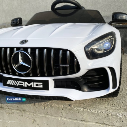 Электромобиль Mercedes-Benz GTR AMG BBH-0005 белый, фото 8