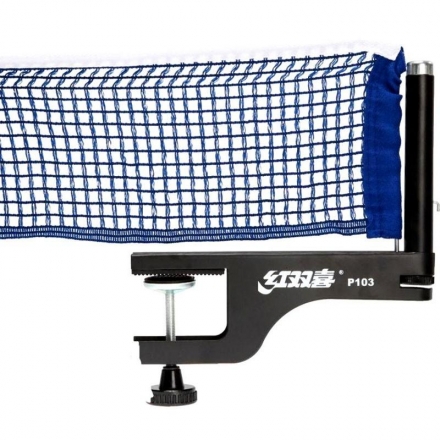 Запасная сетка для настольного тенниса DHS 410, хлопок, темно-синий, фото 1