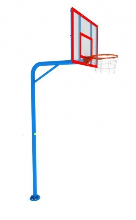 Стенд баскетбольный для улиц ( щит стекло акриловое) УТ406.1-01 , фото 1