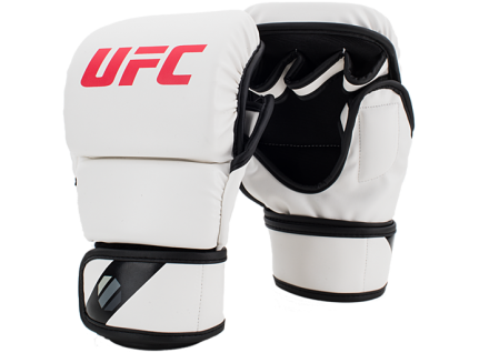(UFC Перчатки MMA для спарринга 8 унций белые S/M), фото 1