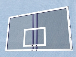 Щит баскетбольный игровой цельный из оргстекла 15 мм на металлической раме, 1800х1050,  шт., фото 1