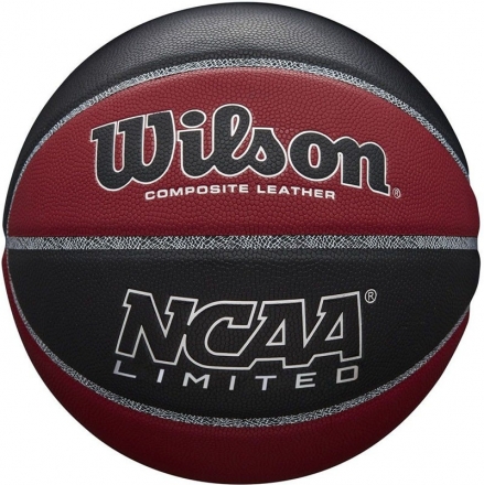 Мяч баск. WILSON NCAA Limited, арт.WTB06589XB07, р.7, композит, бут.камера, бордово-черный, фото 1