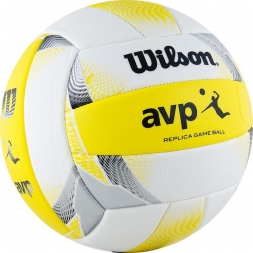 Мяч волейбольный &quot;Wilson AVP Replica&quot;, размер 5, бело-желтый
