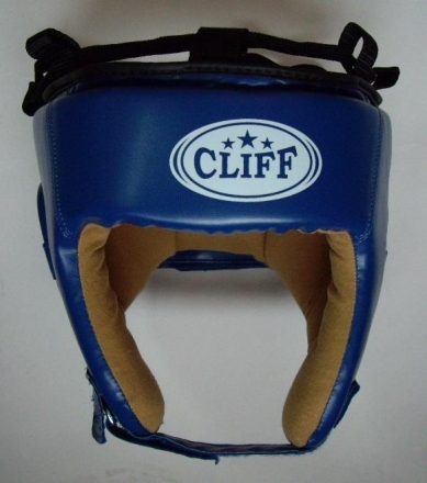 Шлем боксерский CLIFF ULI-5001 открытый (FLEX) синий р.S, фото 1