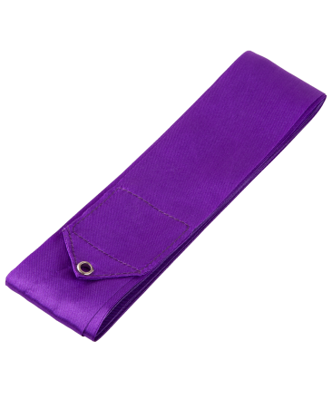 Лента для художественной гимнастики AGR-201 4м, с палочкой 46 см, фиолетовый, фото 2