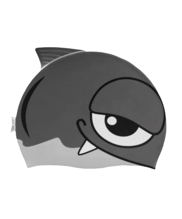 Шапочка для плавания AWT Fish Tunder/Silver, силикон, 91915 11, фото 1