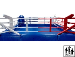Ринг боксёрский на раме (Боевая зона 5х5м, монтажная площадка 6.6х6.6м) DNN