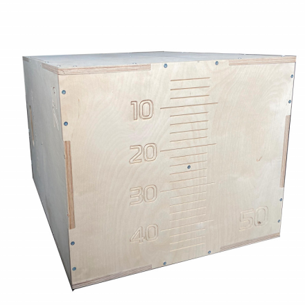 Универсальный PLYO BOX разборный, фанера, PROFI-FIT, 3 в 1, 50-60-75см, фото 3