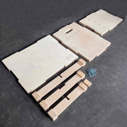 Универсальный PLYO BOX разборный, фанера, PROFI-FIT, 3 в 1, 50-60-75см, фото 5