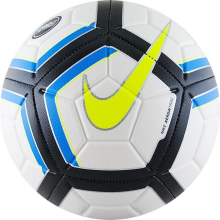 Мяч футбольный любительский облегченный &quot;NIKE Strike Team&quot;, р. 4, бело-черно-голубой, фото 1