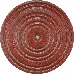 Диск здоровья металлический, диаметр 28 см, красно-черный, фото 1