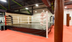 Ринг боксерский на помосте TOTALBOX РП6-05 7х7 м (размер по канатам 6х6 м)