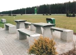 Скамейка «Стол» бетонная, габариты(см) - 200*57*86 , вес - 190 кг, фото 2