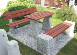 Скамейка «Стол» бетонная, габариты(см) - 200*57*86 , вес - 190 кг, фото 1
