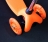 Самокат трехколесный  Moove&amp;Fun  MF-MINI-LED оранжевый