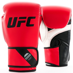(UFC Перчатки тренировочные для спарринга красные - 8 Oz), фото 1