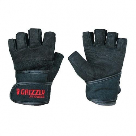 Перчатки с фиксатором запястья Grizzly Fitness Power training 8750-04 (женские), фото 1
