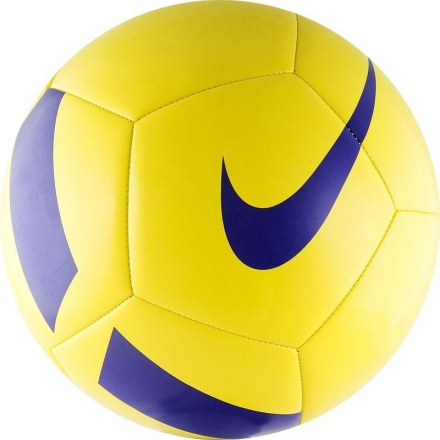 Мяч футбольный любительский &quot;NIKE Pitch Team&quot;, р. 5, желто-фиолетовый, фото 1
