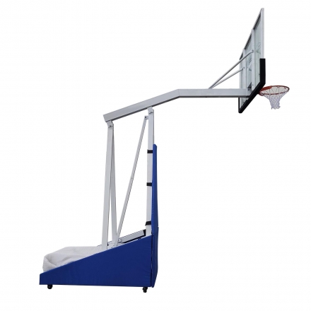 Баскетбольная мобильная стойка DFC STAND72G PRO 180x105см (стекло 12мм, шесть коробов), фото 5