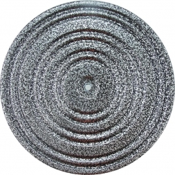 Диск здоровья металлический, диаметр 28 см, сине-черный, фото 2