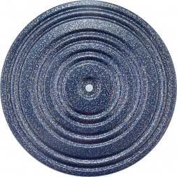 Диск здоровья металлический, диаметр 28 см, сине-черный, фото 1