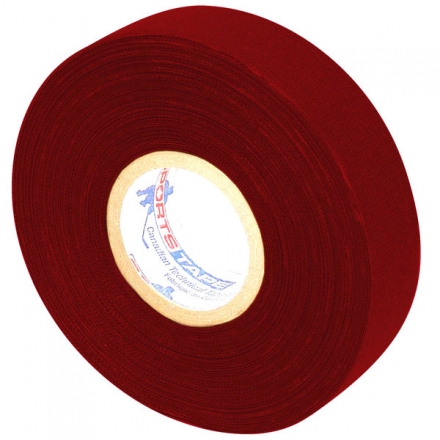 Лента для обмотки крюка клюшки 24мм х 25м, цвет бордовый, фото 1
