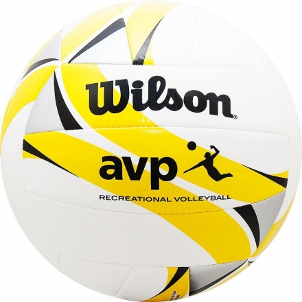 Мяч волейбольный &quot;Wilson AVP II Recreational&quot;, р.5, бело-желто-черный, фото 1