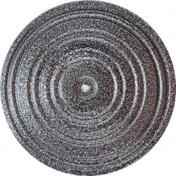 Диск здоровья металлический, диаметр 28 см, вишнево-черный, фото 2