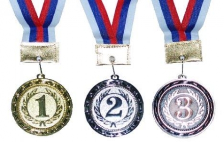Медаль d-40мм 2 место (серебро), фото 1